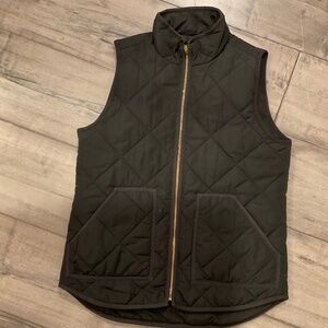 JCrew Mercantile Black Quilted Vest Size XS